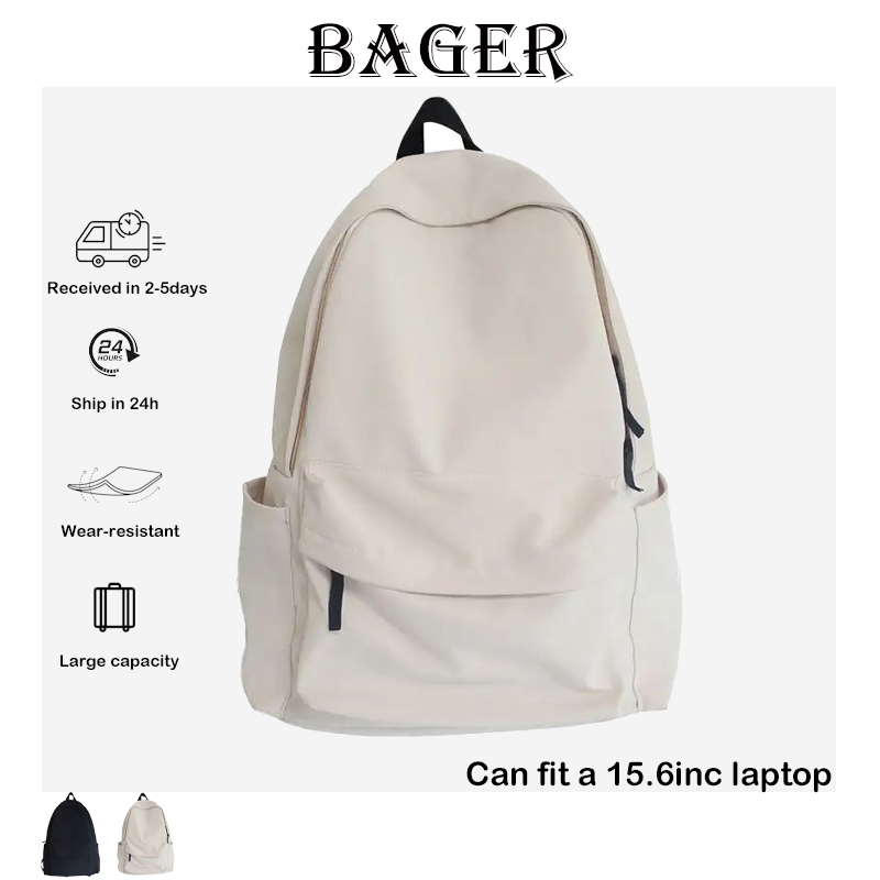 【SG Stock】Backpack Women Simple Large Capacity Travel Backpack Casual Student School Bag for Women Travel bag korean bag